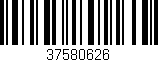 Código de barras (EAN, GTIN, SKU, ISBN): '37580626'