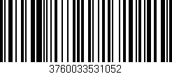 Código de barras (EAN, GTIN, SKU, ISBN): '3760033531052'