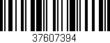 Código de barras (EAN, GTIN, SKU, ISBN): '37607394'