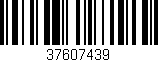 Código de barras (EAN, GTIN, SKU, ISBN): '37607439'