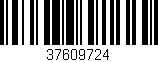 Código de barras (EAN, GTIN, SKU, ISBN): '37609724'