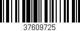 Código de barras (EAN, GTIN, SKU, ISBN): '37609725'