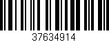 Código de barras (EAN, GTIN, SKU, ISBN): '37634914'