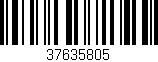 Código de barras (EAN, GTIN, SKU, ISBN): '37635805'