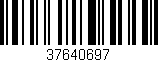 Código de barras (EAN, GTIN, SKU, ISBN): '37640697'