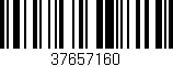 Código de barras (EAN, GTIN, SKU, ISBN): '37657160'