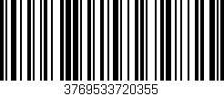 Código de barras (EAN, GTIN, SKU, ISBN): '3769533720355'