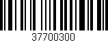 Código de barras (EAN, GTIN, SKU, ISBN): '37700300'