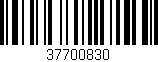 Código de barras (EAN, GTIN, SKU, ISBN): '37700830'