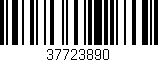 Código de barras (EAN, GTIN, SKU, ISBN): '37723890'