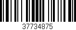 Código de barras (EAN, GTIN, SKU, ISBN): '37734875'