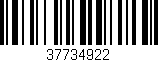 Código de barras (EAN, GTIN, SKU, ISBN): '37734922'