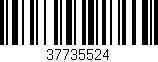 Código de barras (EAN, GTIN, SKU, ISBN): '37735524'