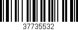 Código de barras (EAN, GTIN, SKU, ISBN): '37735532'
