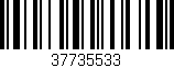 Código de barras (EAN, GTIN, SKU, ISBN): '37735533'