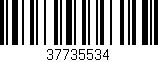 Código de barras (EAN, GTIN, SKU, ISBN): '37735534'