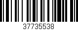 Código de barras (EAN, GTIN, SKU, ISBN): '37735538'