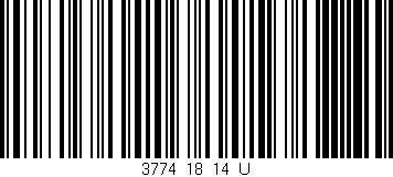 Código de barras (EAN, GTIN, SKU, ISBN): '3774_18_14_U'