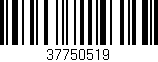 Código de barras (EAN, GTIN, SKU, ISBN): '37750519'