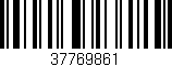 Código de barras (EAN, GTIN, SKU, ISBN): '37769861'