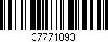 Código de barras (EAN, GTIN, SKU, ISBN): '37771093'