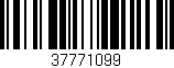 Código de barras (EAN, GTIN, SKU, ISBN): '37771099'