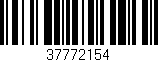 Código de barras (EAN, GTIN, SKU, ISBN): '37772154'