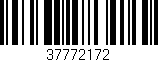 Código de barras (EAN, GTIN, SKU, ISBN): '37772172'