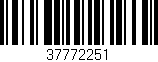 Código de barras (EAN, GTIN, SKU, ISBN): '37772251'