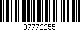 Código de barras (EAN, GTIN, SKU, ISBN): '37772255'