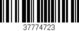 Código de barras (EAN, GTIN, SKU, ISBN): '37774723'