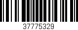 Código de barras (EAN, GTIN, SKU, ISBN): '37775329'