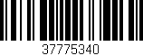 Código de barras (EAN, GTIN, SKU, ISBN): '37775340'