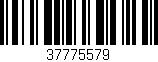 Código de barras (EAN, GTIN, SKU, ISBN): '37775579'