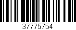 Código de barras (EAN, GTIN, SKU, ISBN): '37775754'