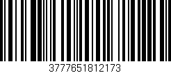 Código de barras (EAN, GTIN, SKU, ISBN): '3777651812173'