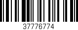 Código de barras (EAN, GTIN, SKU, ISBN): '37776774'
