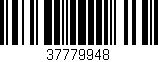 Código de barras (EAN, GTIN, SKU, ISBN): '37779948'