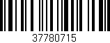 Código de barras (EAN, GTIN, SKU, ISBN): '37780715'
