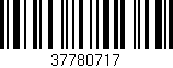 Código de barras (EAN, GTIN, SKU, ISBN): '37780717'