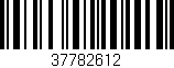 Código de barras (EAN, GTIN, SKU, ISBN): '37782612'