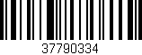 Código de barras (EAN, GTIN, SKU, ISBN): '37790334'