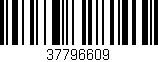 Código de barras (EAN, GTIN, SKU, ISBN): '37796609'