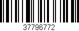 Código de barras (EAN, GTIN, SKU, ISBN): '37796772'