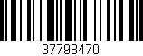 Código de barras (EAN, GTIN, SKU, ISBN): '37798470'