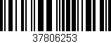 Código de barras (EAN, GTIN, SKU, ISBN): '37806253'