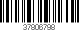 Código de barras (EAN, GTIN, SKU, ISBN): '37806798'