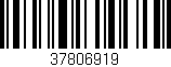 Código de barras (EAN, GTIN, SKU, ISBN): '37806919'