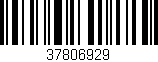 Código de barras (EAN, GTIN, SKU, ISBN): '37806929'