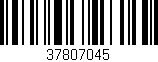 Código de barras (EAN, GTIN, SKU, ISBN): '37807045'